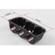 thumbnail image 2 of Universal Car Soporte de Montaje de Medidor de de Triple Calibre, 2 of 7
