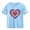 Blue, variant on Piuwrlz Short Shirts Sleeve Kids Girls Graphic T-Shirts Cotton Pullover White Size 7 Years