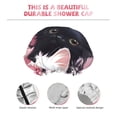 thumbnail image 3 of Kdxio Cute Kittens Group Portrait Print Shower Cap for Women,Elastic and Reusable,Double Waterproof Layers Bathing Hat, 3 of 6