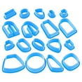 thumbnail image 2 of 2x18 Piezas Cortadores De Arcilla Polimérica De Plástico Kit Para Hacer Pendientes Formas Moldes Para Niños, 2 of 8