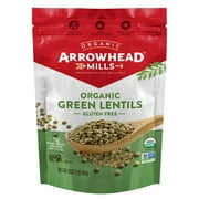 Arrowhead Mills Organic Green Lentils, 16 Oz Bag