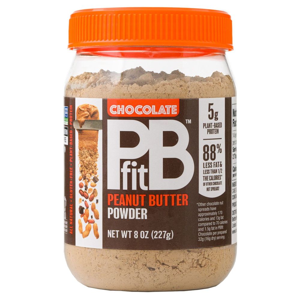 PB Fit Chocolate Peanut Butter Powder, 8 Ounce 6 per case.