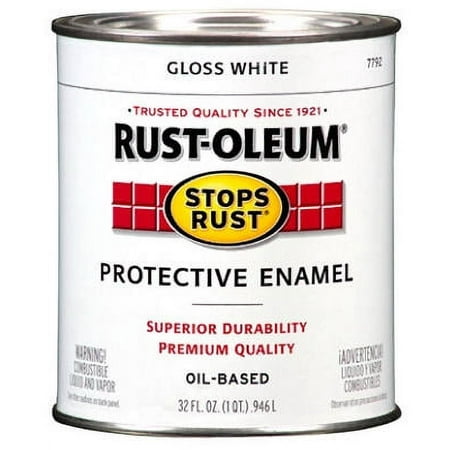 

Stops Rust QT Gloss White Enamel Nationally VOC Compliant Each