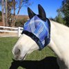 Kensington Fly Mask w/Fleece and Ears MD Dark Blue