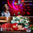 thumbnail image 3 of Kids  Projector Night Light with Timer & Remote Control, 6 Color Options, Portable  Night Light for Bedtime Routine, 3 of 5