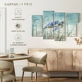 thumbnail image 4 of Elephant Stock Undersea Turtle Wall Art - Horizontal Multi Panel Canvas - Living Room Wall Decor - Animal Multi Panel - Blue And Beige Decor By Danhui Nai - 84" x 54", 4 of 4