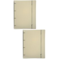 WORGEOUS 2-Pack Expanding Plastic File Folders Reusable File Organizer Container for Document Storage and Organization