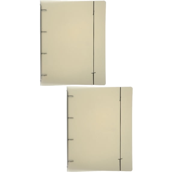 WORGEOUS 2-Pack Expanding Plastic File Folders Reusable File Organizer Container for Document Storage and Organization