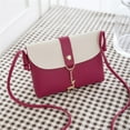 thumbnail image 3 of PU Leather Shoulder Handbag Cross Body Purse for Teens Girls Small Cross Body Bag for Girls Wine Red, 3 of 5