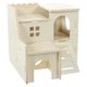 thumbnail image 5 of Escondite de madera para animales pequeños, cabaña escondite para hámster, casa de madera para hámster, escondite, 5 of 6