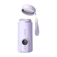 thumbnail image 1 of Zemkon 550ml Compact Travel Electric Water Cup - Portable Stainless Steel 304 Inner Pot Kettle for On-the-Go Use, Light Purple, 1 of 5