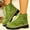 Black, variant on Fanghe Women's 2025 Border Round Head Suede Casual Short Boots
