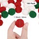 thumbnail image 3 of Uxcell 100-Pack Pom Poms para Manualidades, 1.18" (30mm) Poliéster Serie de Navidad Suave y Esponjoso Bolas de Pompones Multicolores, 3 of 7