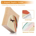 thumbnail image 5 of Yayeee Napkin Holder for Table Kitchen Paper Tissue Organization, Colorful Plane Stripes, 5 of 8