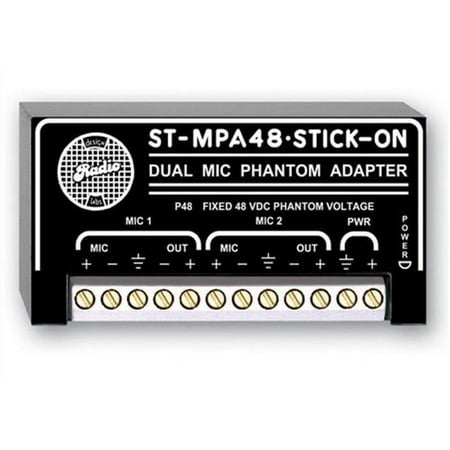 Radio Design Labs RDL-ST-MPA48 48V Dual Microphone Phantom Adapter