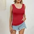 thumbnail image 2 of Bovemsi Women's Tanks & Camis Fashion Clothes For Every Occasion Cotton Linen Cardigan Summer Chic Camisoles for Under Clothes, 2 of 9