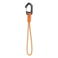 thumbnail image 1 of Clip de gancho de cordón trenzado de cuerda de paraguas de 7 núcleos para llaves/hombres/mujeres (largo) naranja, 1 of 3