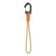thumbnail image 1 of Clip de gancho de cordón trenzado de cuerda de paraguas de 7 núcleos para llaves/hombres/mujeres (largo) naranja, 1 of 3