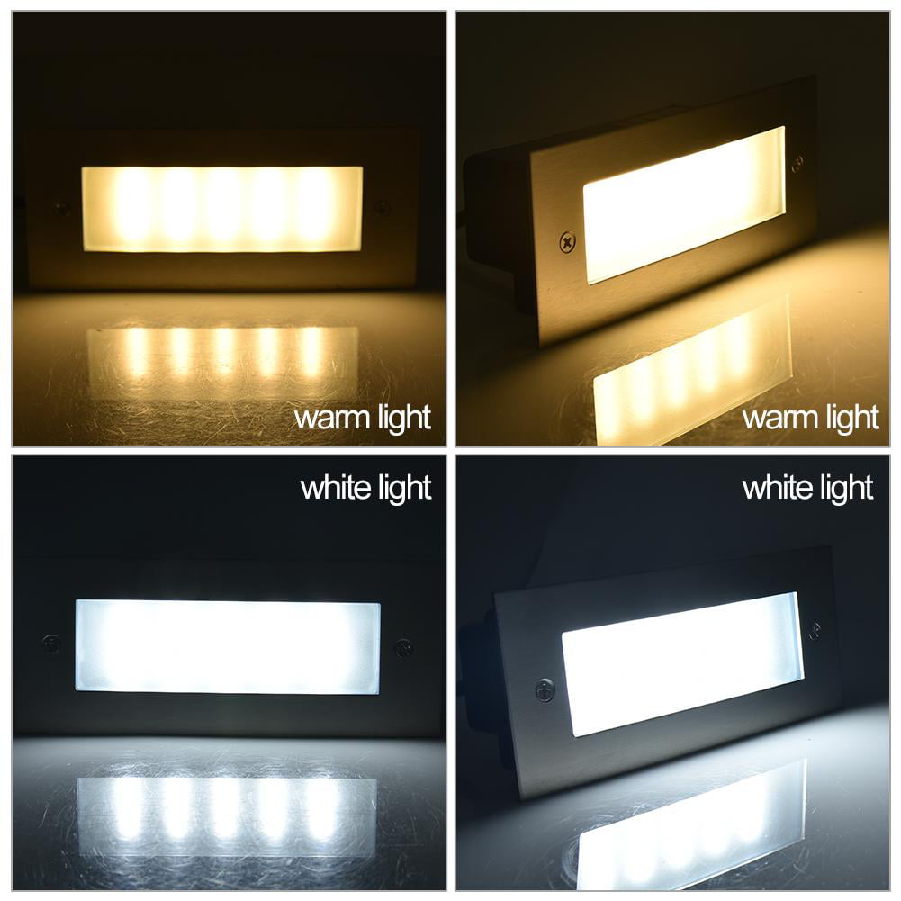 NEW IP65 LED Brick Light Wall Light Recessed Stainless Steel in Cool White 