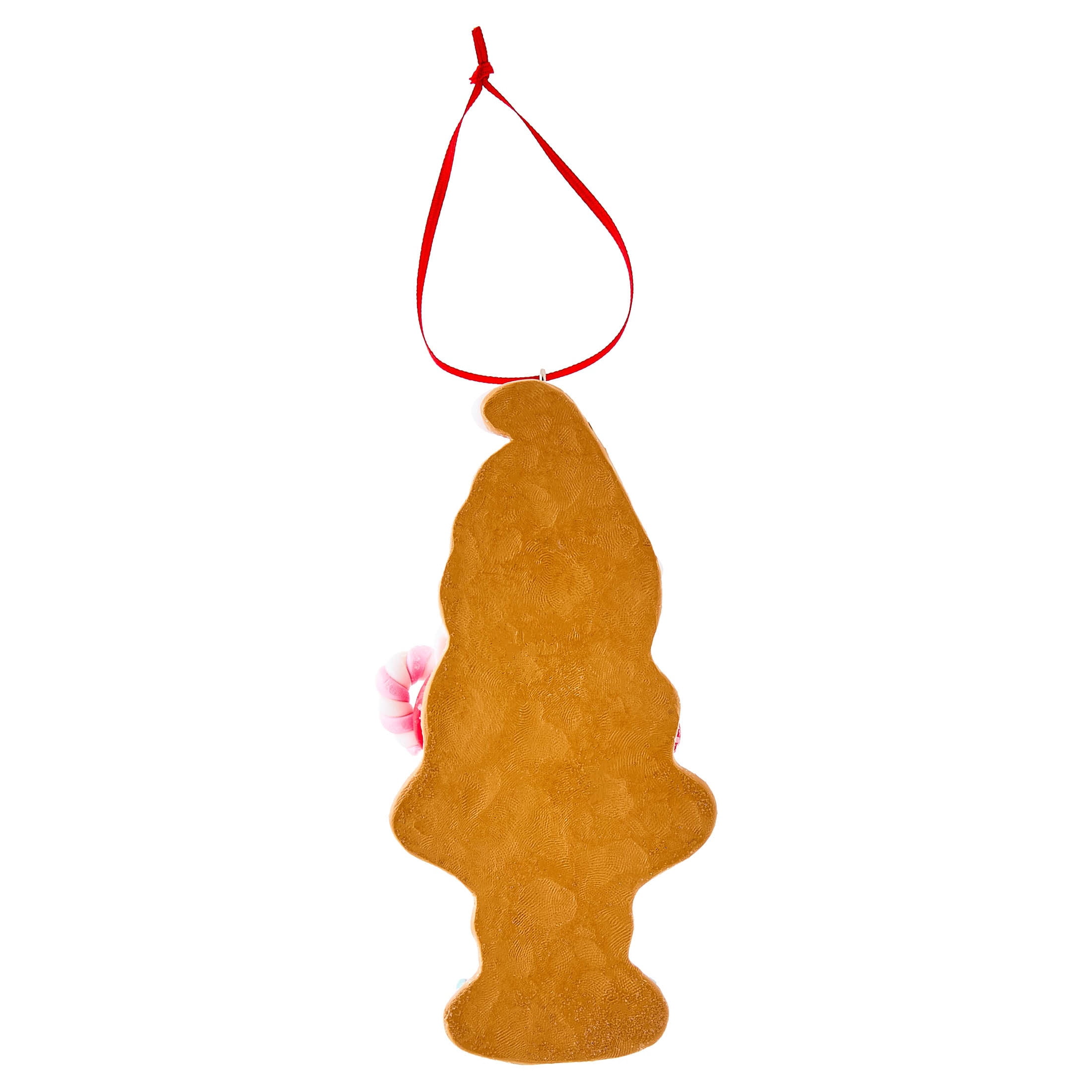 Multicolor Clay Dough Gingerbread Santa Christmas Ornament, 5", by Holiday Time