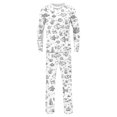 thumbnail image 4 of CCRFTGI Family Matching Pajama Set Colorable Diy Hand Painted Tops and Pants Set 2 Piece Cartoon Color Your Own Pajamas Cute Funny Coloring Pajama Set Men S, 4 of 5