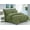 Green, variant on Silky Soft Dobby Stripe Bed-in-a-Bag 8-Piece Comforter Set ---King Sage