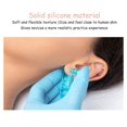 thumbnail image 3 of ZOUSSIQI 2Pairs Soft Silicone Ear Model, Flexible Fake Ear Simulation Ear Model Realistic for Jewelry Earrings Display Piercings Practice Acupuncture Mannequin Learning (Medium Skin) CA919-36326, 3 of 9