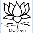 thumbnail image 2 of CafePress - Namaste Lotus Infant Creeper Onesie - Baby Light Bodysuit, Size Newborn - 24 Months, 2 of 4