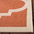 thumbnail image 4 of Safavieh Courtyard Becky Quatrefoil Indoor/Outdoor Area Rug, 9' x 12', Terracotta, 4 of 4