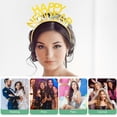 thumbnail image 3 of UPOUART 4Pcs Lightweight Golden Headband for New Year Party Decorative Hair Accessories, 3 of 6