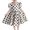 A, variant on Toddler Girls' Dresses Polka Dot Lace Short Sleeve Bare Waist Princess Dresses For Girls Size 5-6T