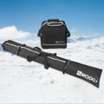thumbnail image 1 of Juego de esquí de 2 piezas Juego de equipaje de esquí duradero Bolsa portaesquís y bolsa para botas para hombres y mujeres, 1 of 9