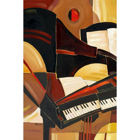 Art.com Abstract Piano Art Print by Paul Brent, 16" x 24"