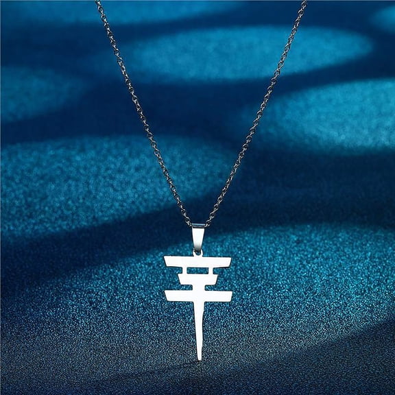 YCCMML Minimalist Pendant Necklace Stainless Steel, Tokyo Hotel Inspired Jewelry Gift for Special Occasions