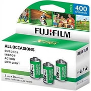 Fujifilm 3 Pack ISO 400 36 Exp. 35mm Film, Total 108 Exposures