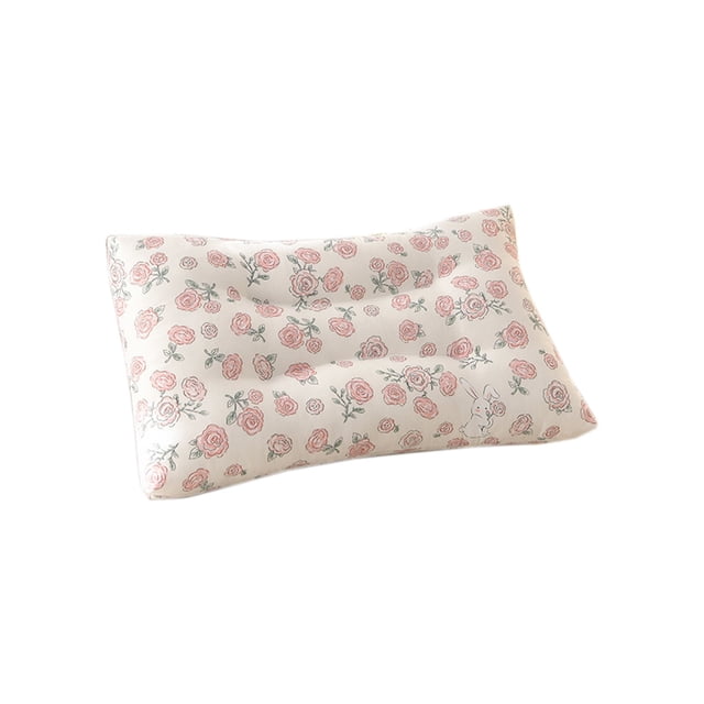 Yhmxh Bedding Super Soft Cotton Pillow Neck Protection Pillow Flower Print Pillow 23.6X15.7 In Skin-friendly Throw Blanket Machine Washable Microfiber Bed Sheet Set