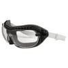 Uvex S1890X Fury Safety Goggles, Black Frame, Clear Uvextreme Lens, Flame Resistant Headband