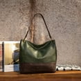 thumbnail image 6 of Wrangler Hobo Bags for Women Leather Tote Bag Shoulder Bag Top Handle Satchel Purses and Handbags, Two Tone Dark Green, 6 of 7