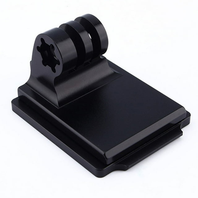 Adaptador de Montaje Fijo de Casco, Liberación Rápida de Establo Negro de Alta Resistencia Aluminio Aluminio Aluminio Cambana Sports Monte Fijo para la Cámara de Acción para