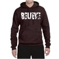 thumbnail image 2 of Wild Bobby Believe Bigfoot Aliens Unisex Hoodie Sweatshirt, 2 of 6