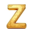 thumbnail image 7 of Golden 26 Alphabet Christmas 2D Acrylic Ornaments - 1pc 3.1in(8cm) Cute Backpack & Car Pendant Decor, Festive Holiday Letter Hanging Accessories for Christmas Tree Home Decoration, Z, 7 of 7
