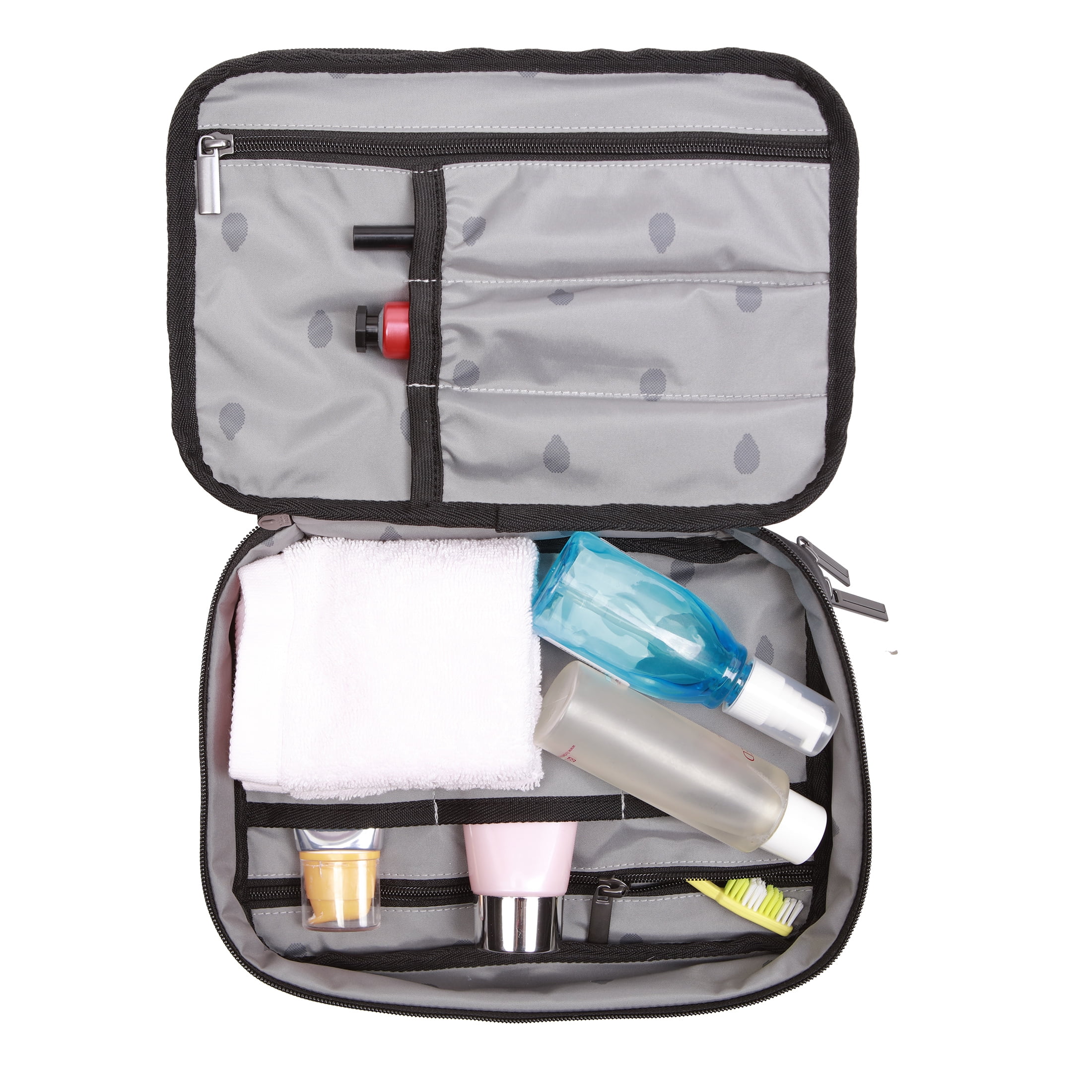 btL Recycled Nylon Toiletry Kit with Interior Pockets for Travel