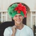 thumbnail image 4 of RUNROTOO Peluca Afro Rizada Con Colores Nacionales Para Fans Con Accesorio Para Disfraz Y Cosplay, 4 of 6