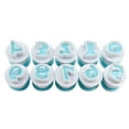 thumbnail image 6 of HINTRMENT 36 Pcs Embossed Molds Sky-Blue Abs Material Chocolate Letters For Cake Decoration And Baking Tools, 6 of 8