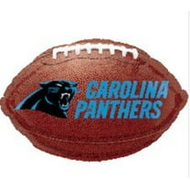 18" CAROLINA PANTHERS BROWN Football Balloon  Party Supplies Decorations Foil Mylar Balloon