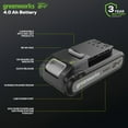 thumbnail image 2 of Greenworks 24V 4.0Ah USB-C Battery, 2 of 7