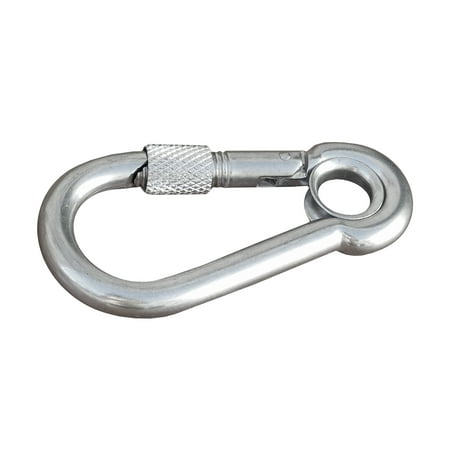 Barrel Snap - Five Oceans Snap Hook w/Thimble Eye & Barrel Lock, 3-1/8