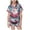 A-Light Blue190, variant on JAJAHO Girls Santa Claus Pajamas Christmas Sleepwear Short Sleeve Button Down 2 Piece Pjs Set For Kids 2-13Y