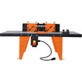 thumbnail image 3 of Electric Benchtop Router Table Wood Working Tool,black,orange color, 3 of 10
