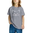 thumbnail image 4 of RXIRUCGD T-shirt Imprimé Halloween pour Enfants Garçons Filles Mode Mignon Col Rond Manches Courtes (Gris, Taille:9 Ans), 4 of 4